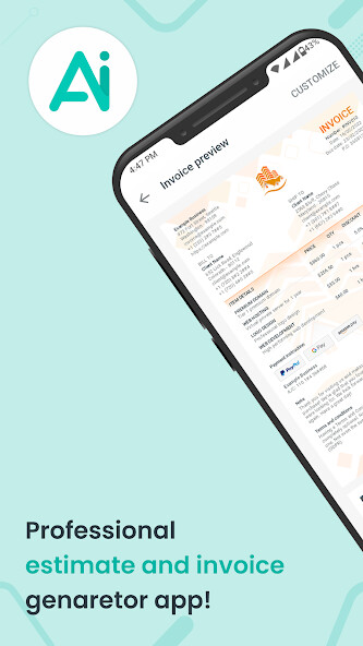 Run android online APK Atom Invoice : Invoice Maker from MyAndroid or emulate Atom Invoice : Invoice Maker using MyAndroid