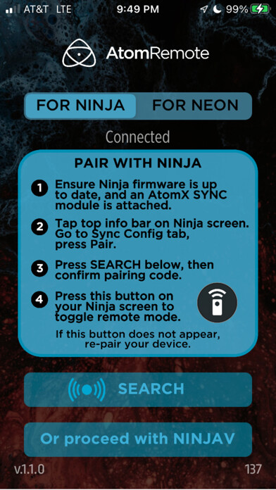 Emulate iPhone app AtomRemote using MyAndroid