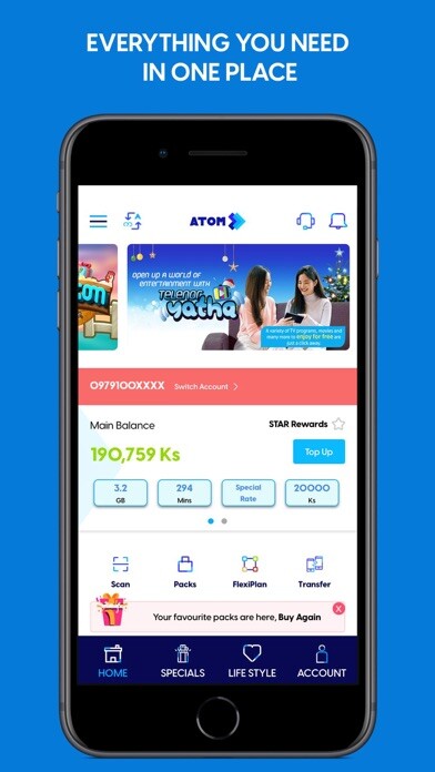 Emulate iPhone app ATOM Store, Myanmar using MyAndroid Emulate iPhone app ATOM Store, Myanmar using MyAndroid