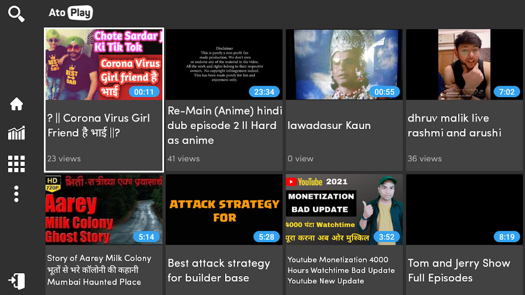 Run android online APK AtoPlay - Android TV from MyAndroid or emulate AtoPlay - Android TV using MyAndroid