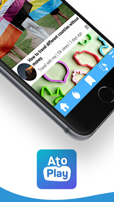 Emulate iPhone app Atoplay – Fun Short Videos using MyAndroid