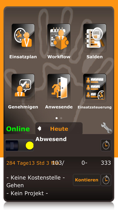 Emulate iPhone app ATOSS Time Control Mobile WFM using MyAndroid Emulate iPhone app ATOSS Time Control Mobile WFM using MyAndroid