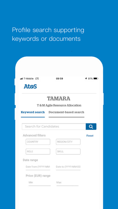 Emulate iPhone app Atos Tamara using MyAndroid