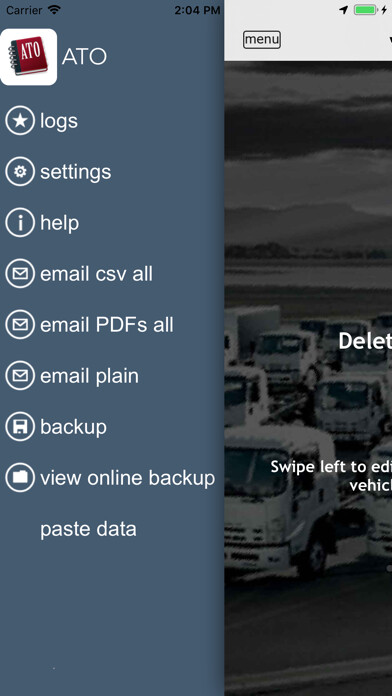 Emulate iPhone app ATO Vehicle Logbook using MyAndroid