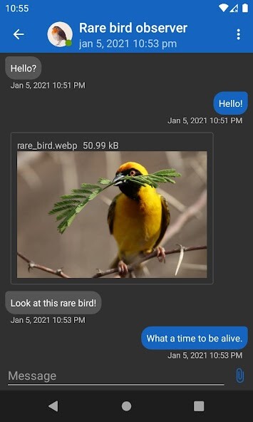 Run android online APK aTox from MyAndroid or emulate aTox using MyAndroid