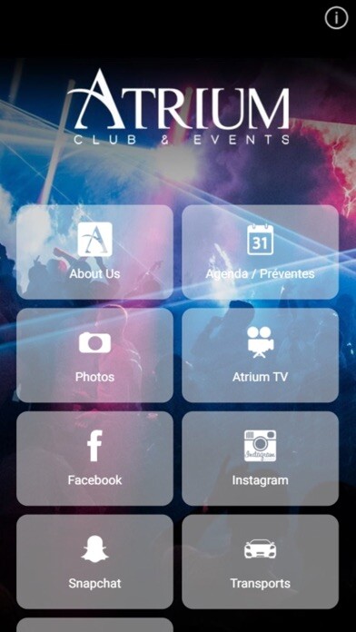 Emulate iPhone app Atrium Club & Events using MyAndroid Emulate iPhone app Atrium Club & Events using MyAndroid