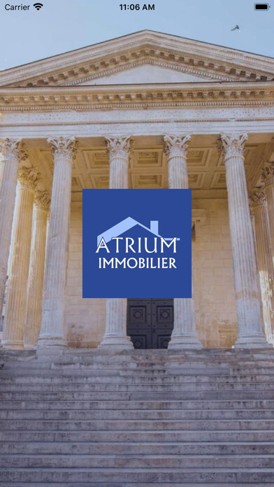 Emulate iPhone app ATRIUM IMMOBILIER using MyAndroid