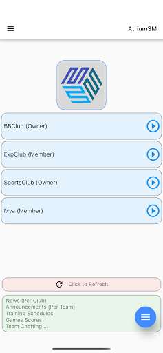 Run android online APK AtriumSM - Sports Teams Management from MyAndroid or emulate AtriumSM - Sports Teams Management using MyAndroid