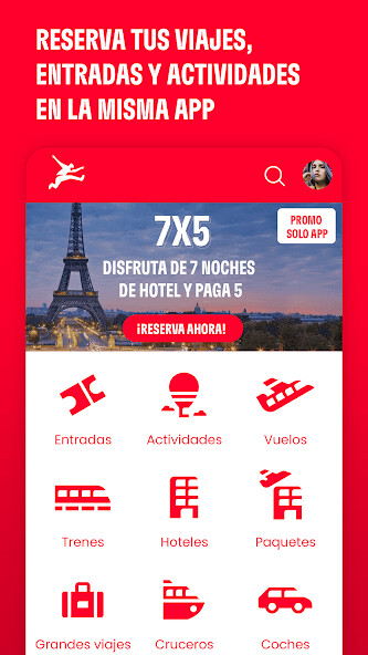 Run android online APK Atrápalo viajes y planes cerca from MyAndroid or emulate Atrápalo viajes y planes cerca using MyAndroid