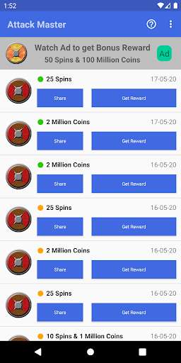 Run android online APK Attack Master - Coins & Spins Gifts from MyAndroid or emulate Attack Master - Coins & Spins Gifts using MyAndroid Run android online APK Attack Master - Coins & Spins Gifts from MyAndroid or emulate Attack Master - Coins & Spins Gifts using MyAndroid