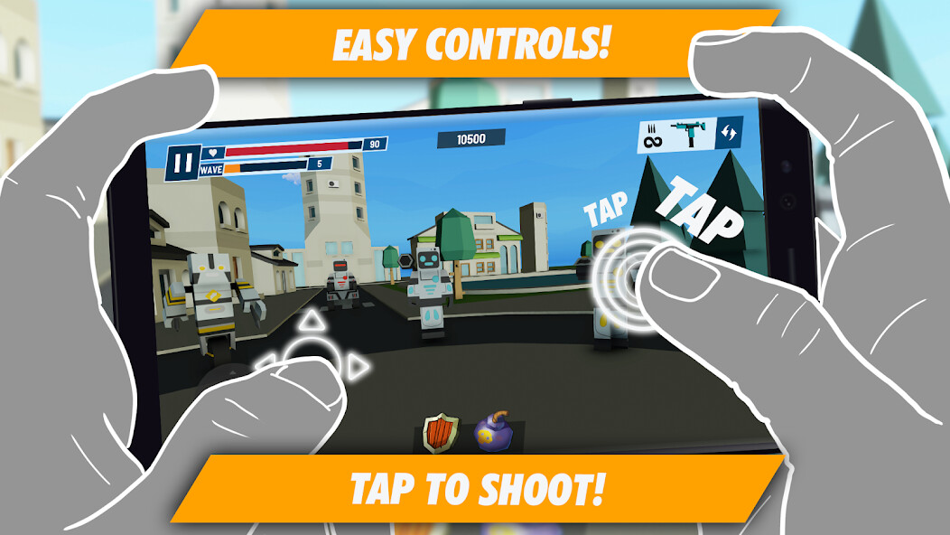 Run android online APK Attack of the Blocks - Pixel Shooter AR from MyAndroid or emulate Attack of the Blocks - Pixel Shooter AR using MyAndroid