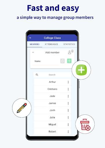 Run android online APK Attendance register, attendancy tracker from MyAndroid or emulate Attendance register, attendancy tracker using MyAndroid