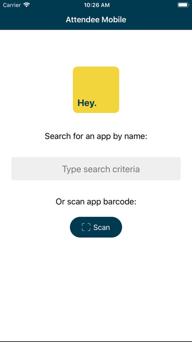 Emulate iPhone app Attendee Mobile using MyAndroid