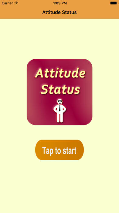 Emulate iPhone app Attitude Status 2017 using MyAndroid