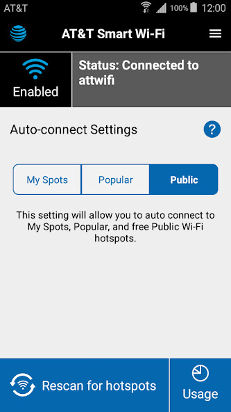 Run android online APK ATT Smart Wi-Fi from MyAndroid or emulate ATT Smart Wi-Fi using MyAndroid