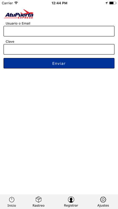 Emulate iPhone app A Tu Puerta using MyAndroid