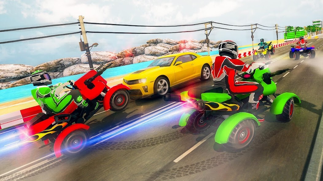 Run android online APK ATV Quad Bike Traffic Race from MyAndroid or emulate ATV Quad Bike Traffic Race using MyAndroid