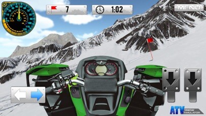 Emulate iPhone app ATV Snow Simulator using MyAndroid