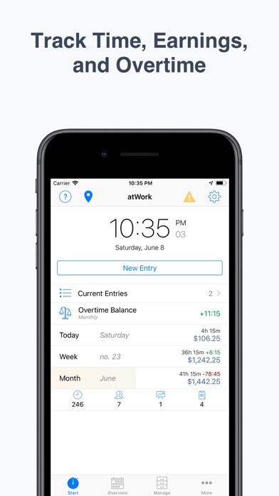 Emulate iPhone app atWork Timesheet using MyAndroid Emulate iPhone app atWork Timesheet using MyAndroid