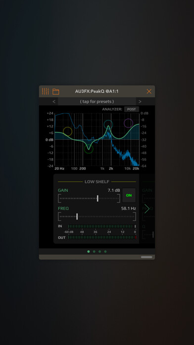 Emulate iPhone app AU3FX:PeakQ using MyAndroid