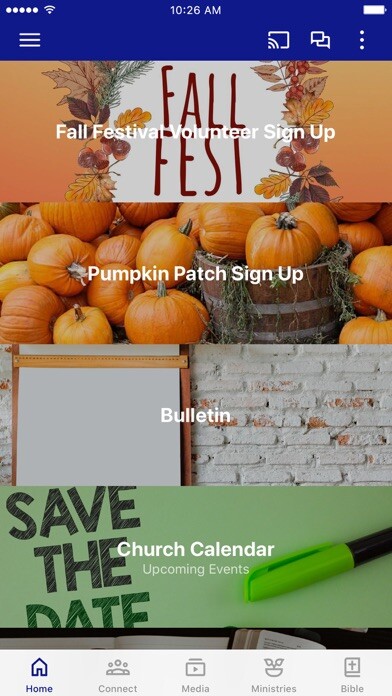 Emulate iPhone app Auburn Baptist Tupelo using MyAndroid Emulate iPhone app Auburn Baptist Tupelo using MyAndroid