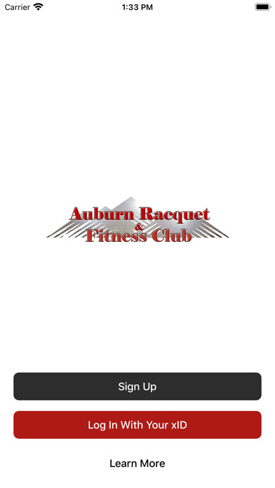Emulate iPhone app Auburn Racquet & Fitness Club using MyAndroid