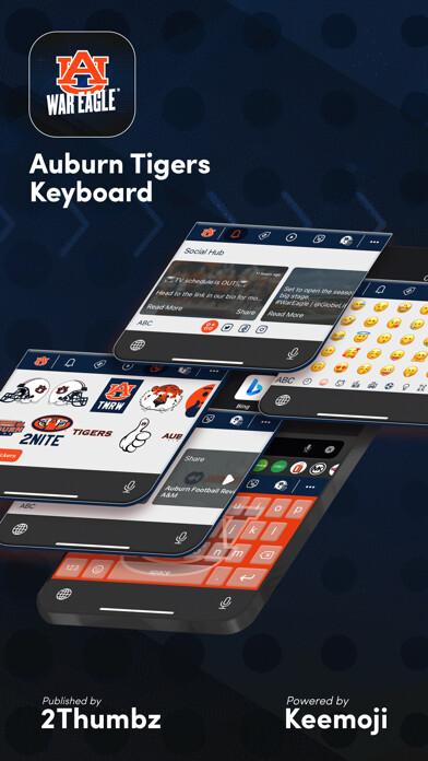Emulate iPhone app Auburn Tigers Keyboard using MyAndroid Emulate iPhone app Auburn Tigers Keyboard using MyAndroid