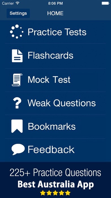Emulate iPhone app AU Citizenship Exam Prep 2018 using MyAndroid Emulate iPhone app AU Citizenship Exam Prep 2018 using MyAndroid