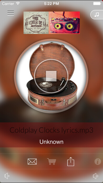Emulate iPhone app Au Coeur de la Musique using MyAndroid Emulate iPhone app Au Coeur de la Musique using MyAndroid