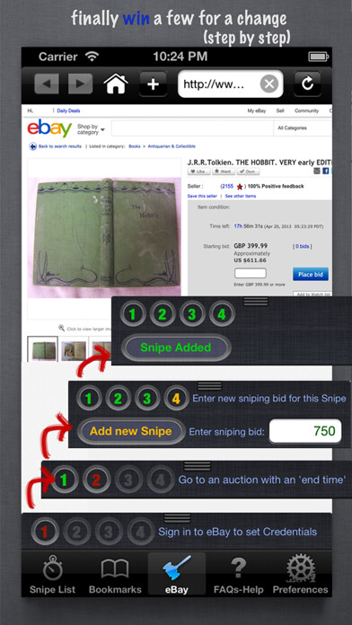 Emulate iPhone app Auction Sniper for eBay using MyAndroid Emulate iPhone app Auction Sniper for eBay using MyAndroid