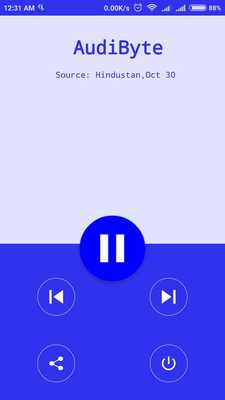 Emulate Android APK AudiByte: Hindi Audio News App