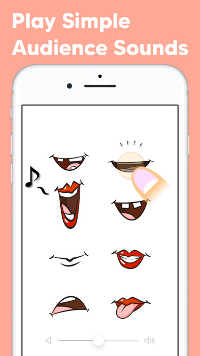 Emulate iPhone app Audiencer: Laugh Sound Effect using MyAndroid