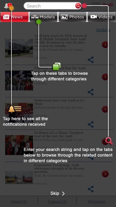Emulate iPhone app Audi Media App using MyAndroid Emulate iPhone app Audi Media App using MyAndroid