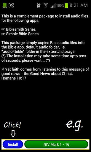 Run android online APK Audio4Bible - John (Korean) from MyAndroid or emulate Audio4Bible - John (Korean) using MyAndroid Run android online APK Audio4Bible - John (Korean) from MyAndroid or emulate Audio4Bible - John (Korean) using MyAndroid