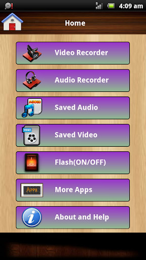 Run android online APK Audio and Video Recorder Lite from MyAndroid or emulate Audio and Video Recorder Lite using MyAndroid