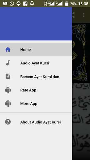 Run android online APK Audio Ayat Kursi Offline from MyAndroid or emulate Audio Ayat Kursi Offline using MyAndroid
