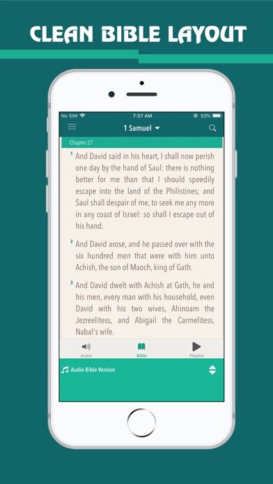 Emulate iPhone app Audio Bible - Dramatized Audio using MyAndroid