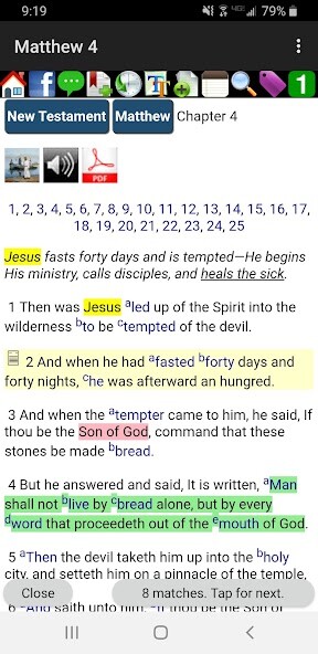 Run android online APK Audio Bible offline KJV from MyAndroid or emulate Audio Bible offline KJV using MyAndroid