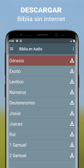 Run android online APK Audio Biblia en Espaol app from MyAndroid or emulate Audio Biblia en Espaol app using MyAndroid