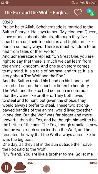 Run android online APK Audio Books - 1001 English Stories from MyAndroid or emulate Audio Books - 1001 English Stories using MyAndroid