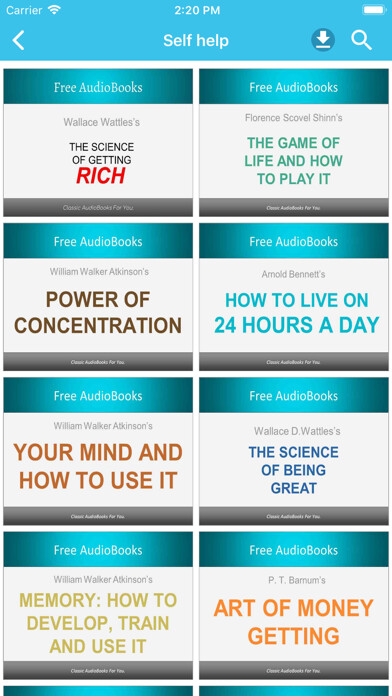 Emulate iPhone app AudioBooks: Self Help Books using MyAndroid Emulate iPhone app AudioBooks: Self Help Books using MyAndroid
