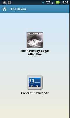 Emulate Android APK Audio Book - The Raven