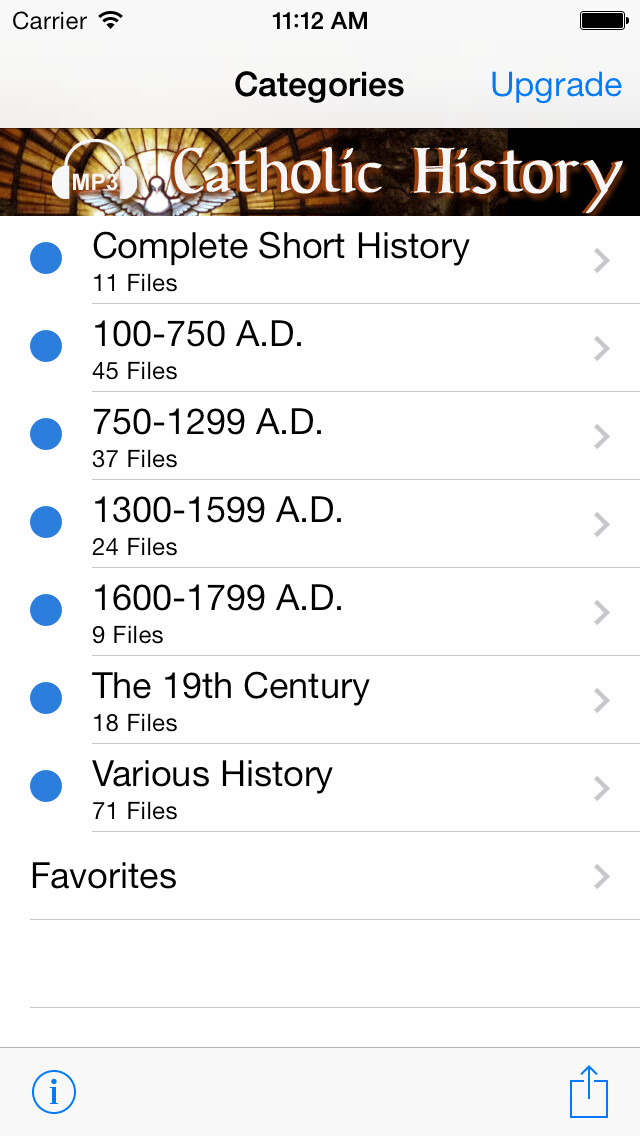 Emulate iPhone app Audio Catholic History using MyAndroid Emulate iPhone app Audio Catholic History using MyAndroid