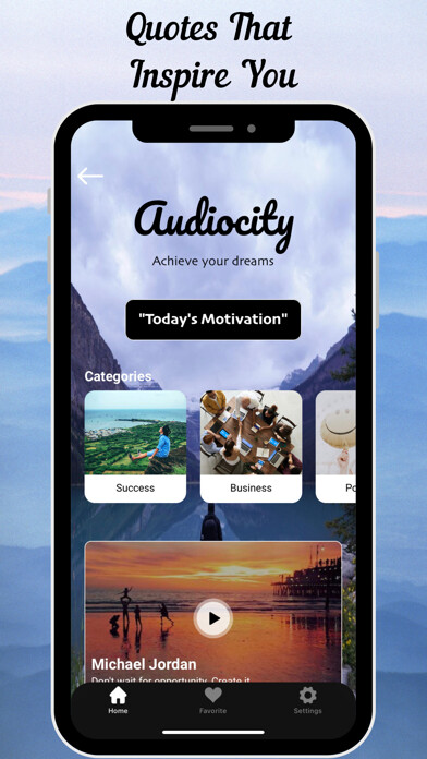 Emulate iPhone app AudioCity - Daily Affirmations using MyAndroid Emulate iPhone app AudioCity - Daily Affirmations using MyAndroid