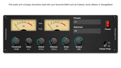 Emulate iPhone app Audio Compressor AUv3 Plugin using MyAndroid Emulate iPhone app Audio Compressor AUv3 Plugin using MyAndroid