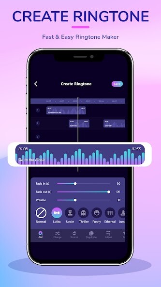 Run android online APK Audio cutter  Mp3 - Ringtone from MyAndroid or emulate Audio cutter  Mp3 - Ringtone using MyAndroid