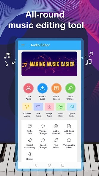 Run android online APK Audio Editor - Music Cutter from MyAndroid or emulate Audio Editor - Music Cutter using MyAndroid