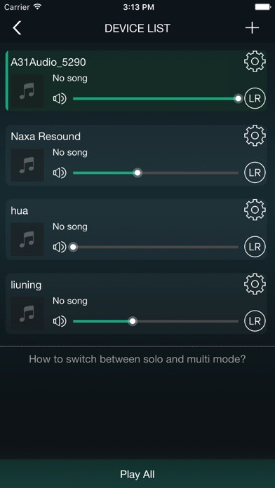 Emulate iPhone app Audioengine Control using MyAndroid