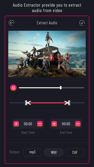 Emulate iPhone app Audio Extractor-Trim & Changer using MyAndroid Emulate iPhone app Audio Extractor-Trim & Changer using MyAndroid