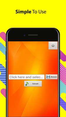 Emulate Android APK Audio Extract. Video to Mp3. Audio from Video.